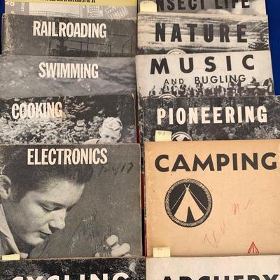 Huge Lot 1940s-1970s Boy Scouts Merit Badge