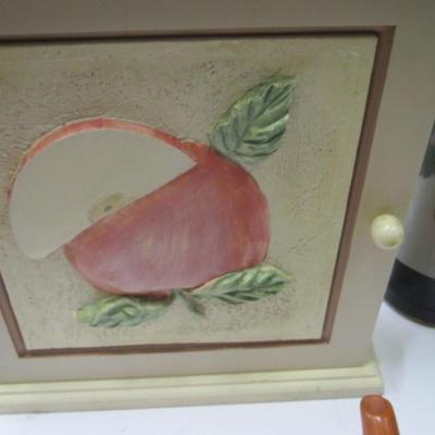Home Decor Apple Design Key Holder Box Fleur De Lis Wall Shelf Picture Frame