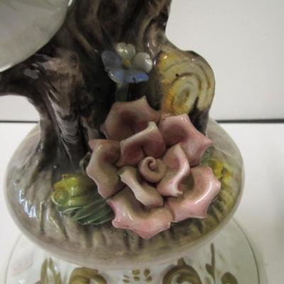 Capodimonte Love Doves 18" Large Italian Porcelain Figurine Statue