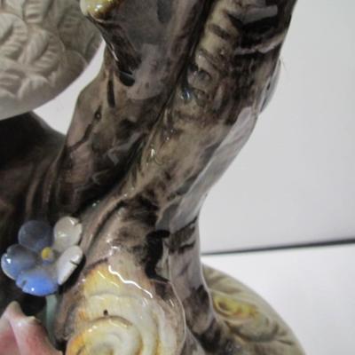 Capodimonte Love Doves 18" Large Italian Porcelain Figurine Statue