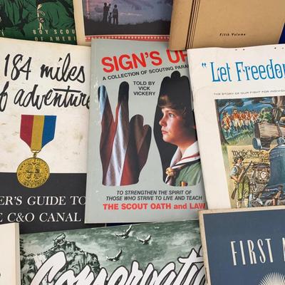 Large Lot of Vintage Scouting & Patriotism Manuals