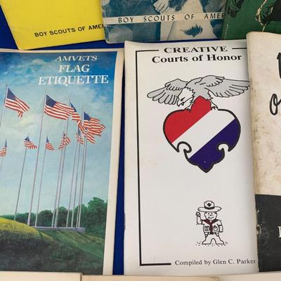 Large Lot of Vintage Scouting & Patriotism Manuals