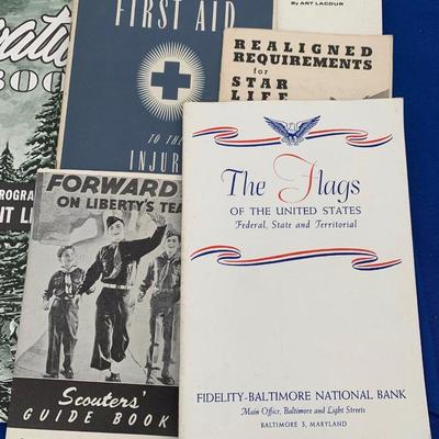 Large Lot of Vintage Scouting & Patriotism Manuals