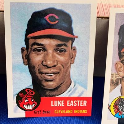 Topps Baseball Card Lot - 1953 Repro Sets