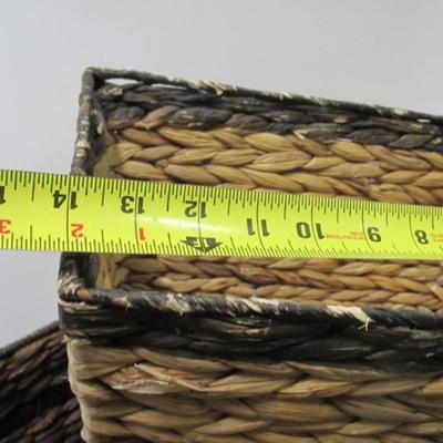 Assortment Of Wicker Weaved Baskets
