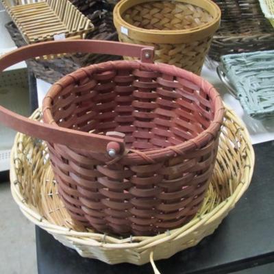 Assortment Of Wicker Weaved Baskets