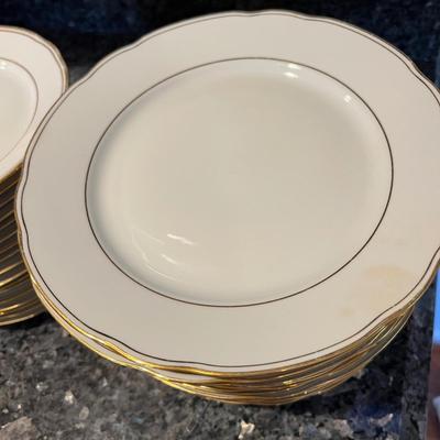 Lot of Bareuther Waldsassen Bavarian Gold Trim Dinner & Side Plates