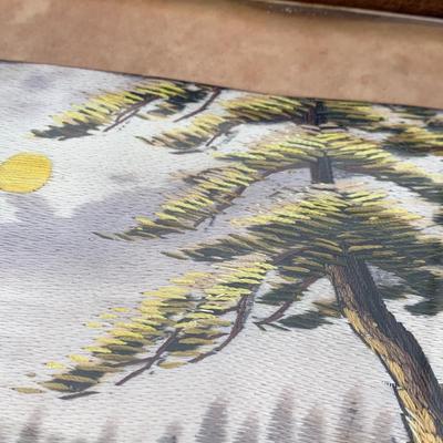 Early Hand Stitched Asian Scenes
