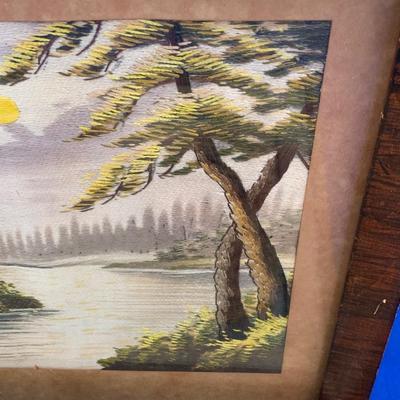Early Hand Stitched Asian Scenes