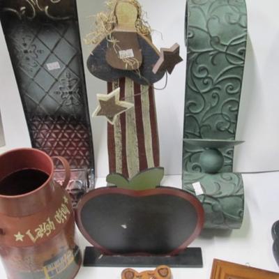 Hand Painted Milk Jug Wall Candle Holders Frames & Wall Decor