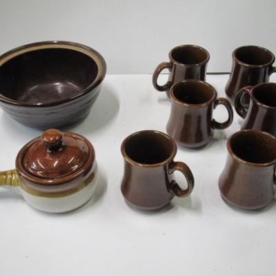 Korea Northcraft Stoneware Coffee Mugs Clay Pot With Handle & Bowl