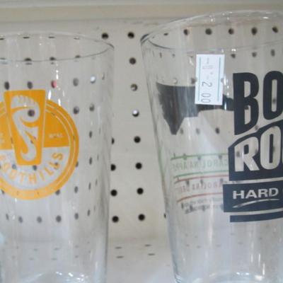 Brewery Glasses Foothills Wicked Weed Bold Rock