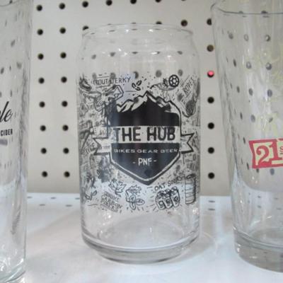 Brewery Glasses Foothills Wicked Weed Bold Rock