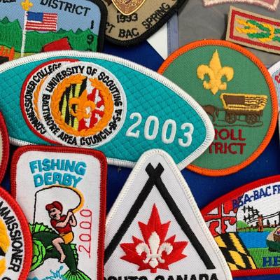 Huge Lot if 50+ Scouting Jamboree Patches - Most Like New