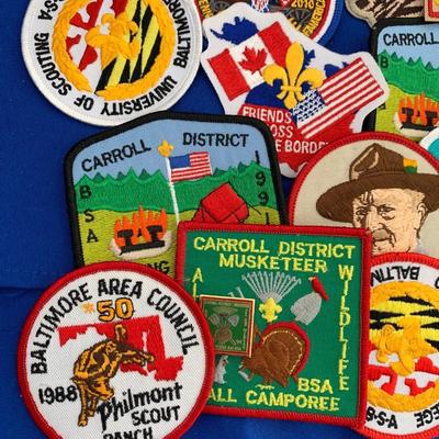Huge Lot if 50+ Scouting Jamboree Patches - Most Like New