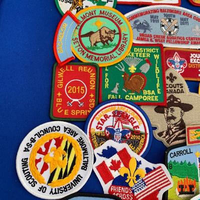 Huge Lot if 50+ Scouting Jamboree Patches - Most Like New