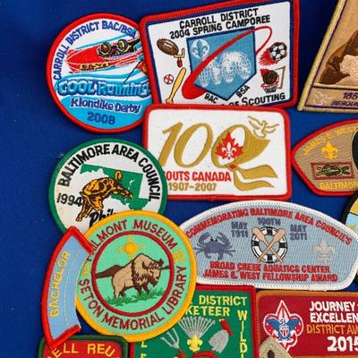 Huge Lot if 50+ Scouting Jamboree Patches - Most Like New