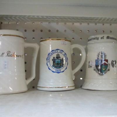 University Of Maine Minnesota Stroh's Wiley Richmond Mugs