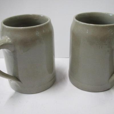 Austrian Beer Mugs Zipfer Stoneware