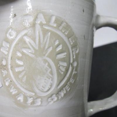 Assortment Of Signed Ceramic & Pottery Stoneware Mugs Creamers