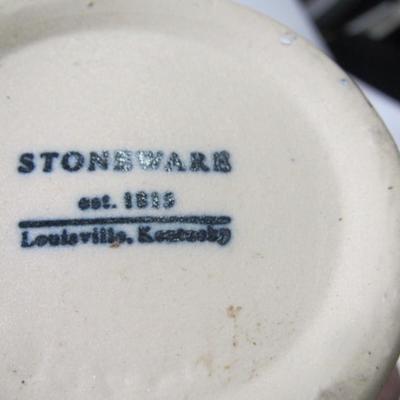 Assortment Of Signed Ceramic & Pottery Stoneware Mugs Creamers