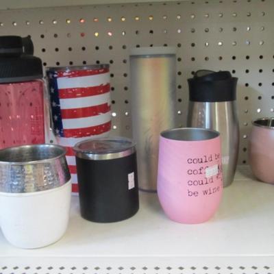 Starbucks Frosted Siren Mermaid Tumbler & Various Drinking Vessels