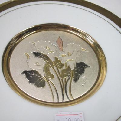 24K Gold Edged Vintage Japanese Chokin Collector Plates