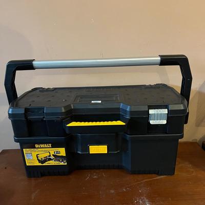 DeWalt Tote + Power Tool Case Box w Tools