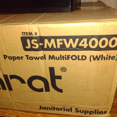 Multifold Paper Towels with Plastic Pop-up Dispenser