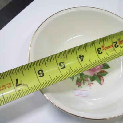 37 - Pieces Of Paden City Pottery American Rose Vintage Gold Rim USA