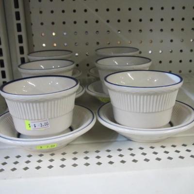 Rego Restaurant Ware Custard Cup Ramekin With Saucer