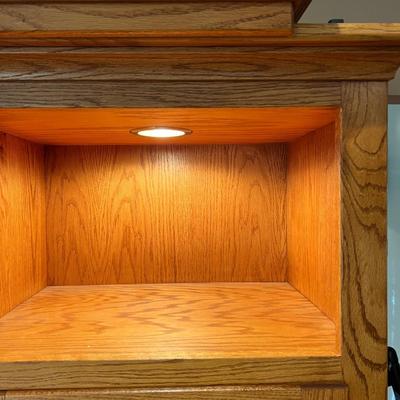 Solid Wood 3-Piece Media Wall Unit