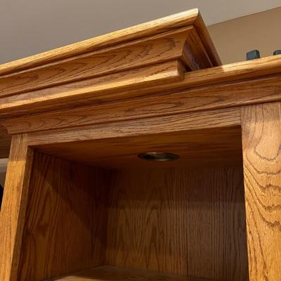 Solid Wood 3-Piece Media Wall Unit