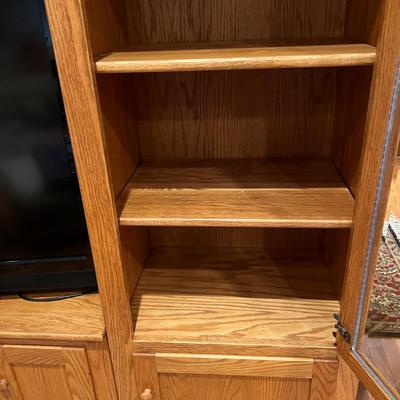 Solid Wood 3-Piece Media Wall Unit