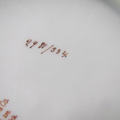 7 Plates Made For D.F. Richardson & Co. China Plates