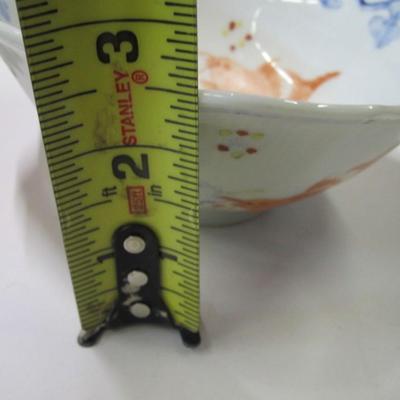 7 - Vintage Y.S.A.LH.F. Hand Painted Hong Kong Bowls