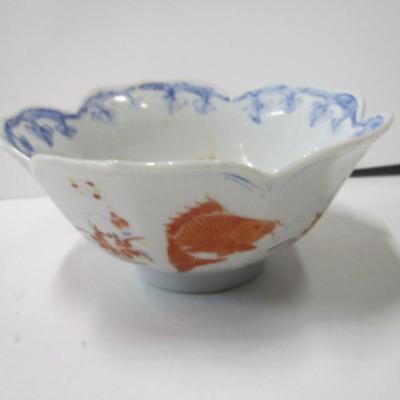 7 - Vintage Y.S.A.LH.F. Hand Painted Hong Kong Bowls