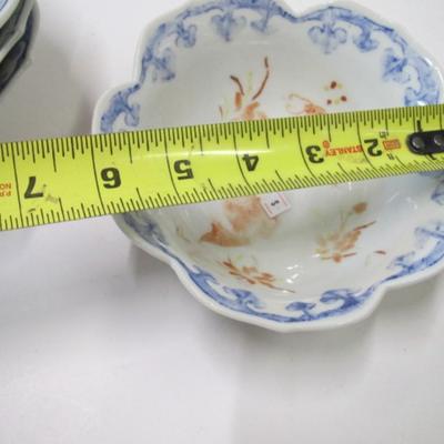 7 - Vintage Y.S.A.LH.F. Hand Painted Hong Kong Bowls