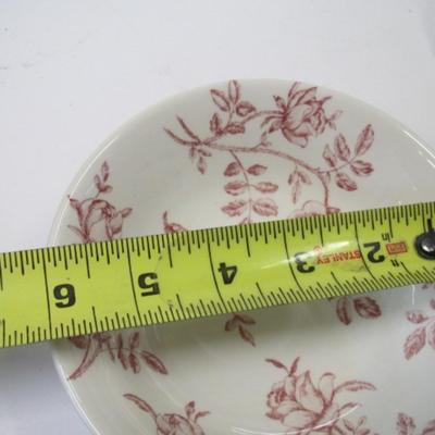 Vintage Antique Rose Salad Bowl Chruchill Made In England