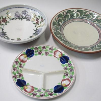 Vintage Serving Pottery Dishes