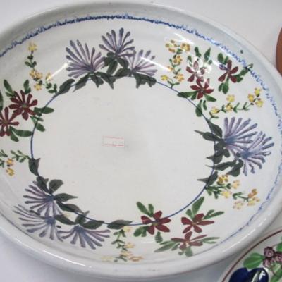 Vintage Serving Pottery Dishes