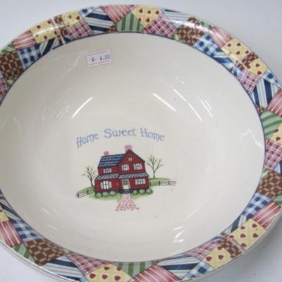 Enamel Glass & Stoneware Home Decor Serving Bowls & Platters