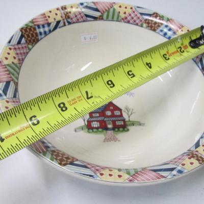 Enamel Glass & Stoneware Home Decor Serving Bowls & Platters