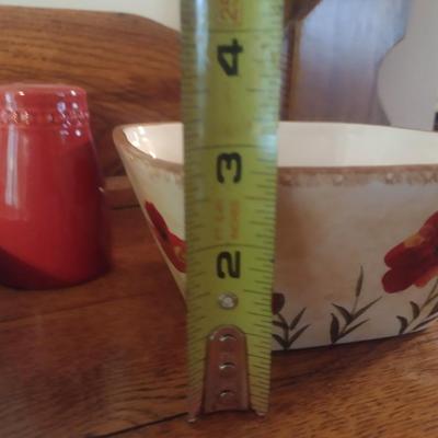 Pier One 'Poppies' Dinnerware- 18 Pieces