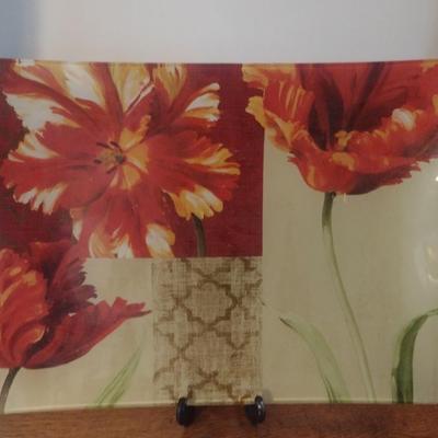 Pier One 'Poppies' Dinnerware- 18 Pieces