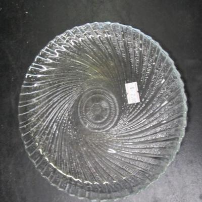 Vintage Indiana Glass Pretzel Plate Frosted Apple Blossom Bowl Daisy Point Arcoroc Sea Breeze Swirl Pattern Plates