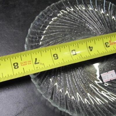 Vintage Indiana Glass Pretzel Plate Frosted Apple Blossom Bowl Daisy Point Arcoroc Sea Breeze Swirl Pattern Plates