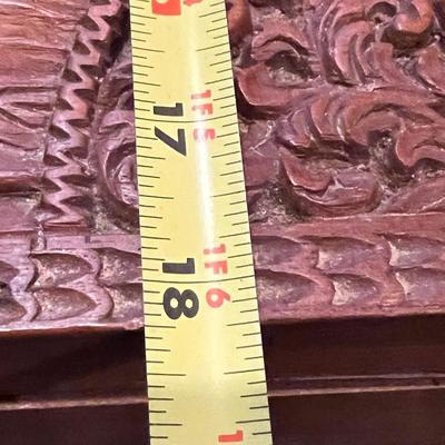 Vintage 143 Pc Set of VU Brass Flatware In Original Carved Wood Box