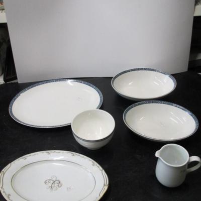 Royal Doulton Moonstone Translucent China Noritake China Japan Esteem Pattern Serving Pieces