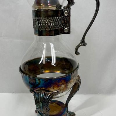 Vintage Coffee Carafe Siverplated - keeps hot beverages warm